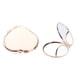 thumbnail image 2 of Espejo Plegable De Maquillaje Lateral Doble Corazón De Oro Rosa / Espejos Redondos De Bolsillo De Viaje, 2 of 5