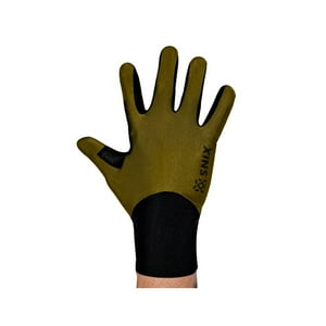 Snix - Guante Largo Ciclista Sx-10222 Verde Negro Talla S