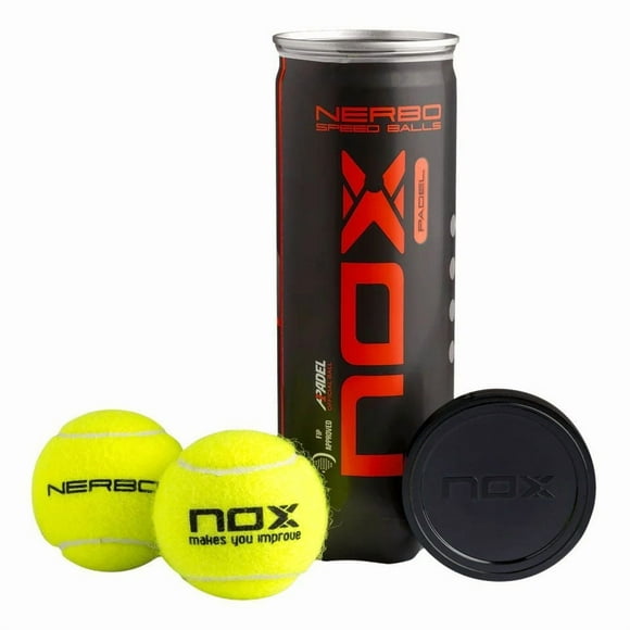 Tarro de Pelotas de Padel Nox Nerbo X3