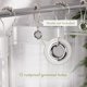 thumbnail image 3 of Forro de ducha AmazerBath 183 × 165 cm Transparente PEVA con 3 imanes, 3 of 8