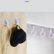 thumbnail image 2 of 2pcs Adhesive Ceiling Hook And Wall Hooks, No Drilling Swivel Ceiling Turn 360° Mounted Hooks For Hanging Small Plants Towel Coat Bag Bathroom Bedroom Kitchen Door, 2 of 2