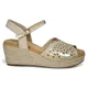 thumbnail image 3 of Sandalia Mujer Plataforma Yute Gold Aurora Begoña, 3 of 3