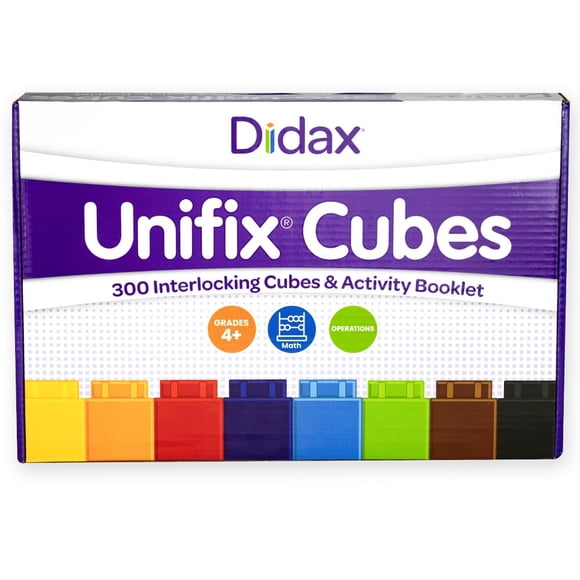 Cubos Unifix Didax para matemáticas, paquete de 300