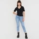 thumbnail image 3 of Polera Mujer Rib Botones Negro Corona, 3 of 7