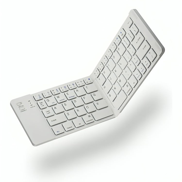 Genérico - Mini Teclado Inalambrico Plegable Portatil Blanco