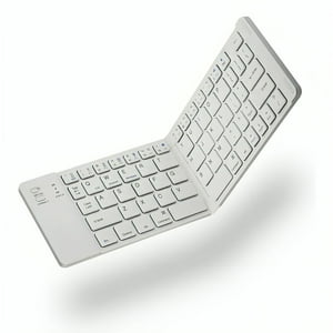 Genérico - Mini Teclado Inalambrico Plegable Portatil Blanco
