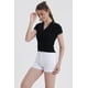 thumbnail image 2 of Polera Mujer Escote V Negro, 2 of 4