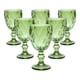 thumbnail image 1 of Copa de Vino de Vidrio con Relieve – Set de 6 Unidades Color Verde, 1 of 3
