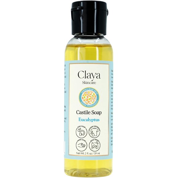 Jabón de Castilla Claya Eucalipto 59 ml Tamaño de Viaje