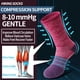 thumbnail image 4 of Calcetines De Senderismo De Lana Merino Para Mujer 5 Pares Talla M, 4 of 7