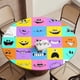 thumbnail image 5 of La Fiesta Musical De Face theme Fitted Round Tablecloths Elastic Edged Table Covers Waterproof Table Cloth For Kitchen Holiday Party Tables Decor 150cm, 5 of 6