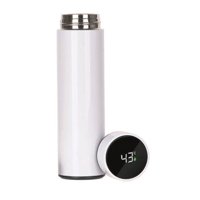 Zan - Mug Termico Con Termostato 500Ml Blanco