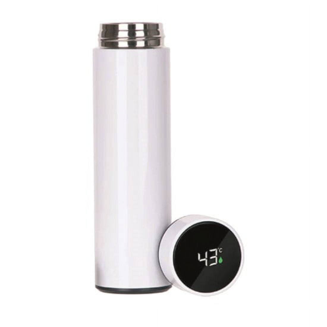 Zan - Mug Termico Con Termostato 500Ml Blanco