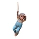 thumbnail image 2 of Figura De Mono Colgante Para Interiores, Estatua De Cuerda De Mono Colgante Para Techo, Césped, Patio Con Ropa, 2 of 5