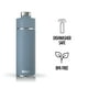 thumbnail image 3 of Botella de Agua Ninja Thirsti Travel 530 ml Acero Inoxidable Azul Tormenta, 3 of 3
