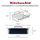 thumbnail image 3 of Sartén para asar KitchenAid dura anodizada con rejilla extraíble, 3 of 3