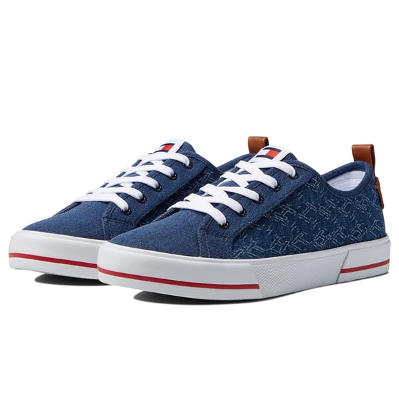 Zapatillas Tommy Hilfiger Mikki Vintage Blue con cordones, talla 8 M