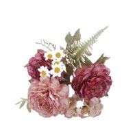 Vadell - Ramo De Flores Envejecidas Rosado 30Cm