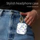 thumbnail image 3 of Funda para AirPod 4 LienWex con flores acuareladas y llavero, 3 of 6