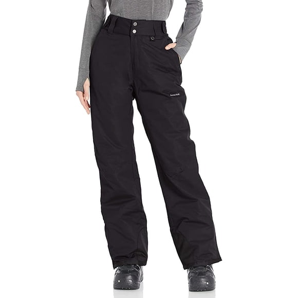Pantalones de nieve con aislamiento Arctix para mujer, color negro, talla pequeña