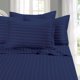 thumbnail image 1 of Juego de sábanas Elegant Comfort Queen azul marino 6 piezas, 1 of 9