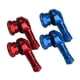 thumbnail image 3 of Vástagos De Válvula De Rueda De Motocicleta Universales De Aluminio CNC De 90 Grados Rojo Y Azul, 3 of 5