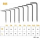thumbnail image 2 of Llaves Torx Angulares, Juego de 8 Llaves Allen Torx, Destornillador Estrella T5 T6 T7 T8 T9 T10 T15 T20, Juegos de Llaves, Herramientas Manuales, Llaves Torx Hexagonales, 2 of 5