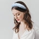 thumbnail image 5 of Diademas acolchadas de perlas para mujer: bandas anchas con cuentas acrílicas, aros barrocos, accesorios para el cabello hechos a mano para niñas., 5 of 5