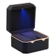 thumbnail image 2 of Caja De Reloj Con Borde Dorado Octogonal Con Luz Para Reloj De Pulsera Brazalete Negro, 2 of 3