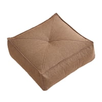 Magideal - Cojín De Suelo, Almohada De Suelo Para Meditación, Cojín Grueso Para Asiento, Puf Suave Nórdico, Cojín Para Asiento, Cojín Para Silla Para Yoga, Sofá, Marrón