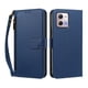 thumbnail image 1 of Funda Tipo Billetera para Motorola Moto G Stylus 2023 4G con Soporte y Bolsillo con Cierre Azul profundo, 1 of 1