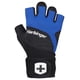 thumbnail image 1 of Guantes de levantamiento de pesas Harbinger Training Grip Wristwrap, color azul, 1 of 5