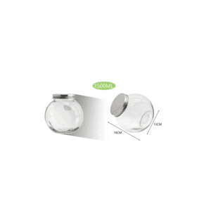 Genérico - Tarro Sellado De Vidrio 1500Ml