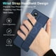 thumbnail image 2 of For Samsung Z Fold4 Mobile Phone Case Elastic Wrist Strap One Flap Folding Screen PC Case, 2 of 3