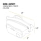 thumbnail image 5 of Hip Pack Carhartt, cintura ajustable, resistente al agua, color negro, 5 of 7