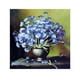 thumbnail image 1 of kit de bordado de cinta para principiantes patrón de margarita azul decoración de la pared del hogar bricolaje, 1 of 5