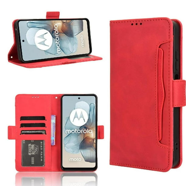 Funda Tipo Billetera FOXDOCK para Motorola MOTO G34 5G – Tapa Flip con Tarjetero