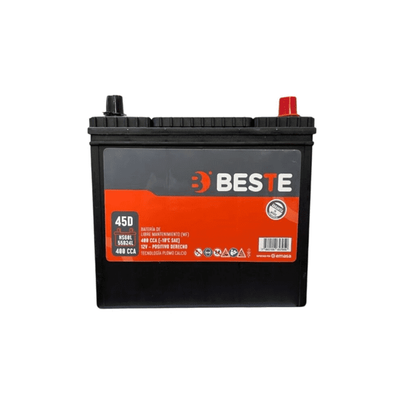Batería Beste 45 Ah 400 CCA 46B24L