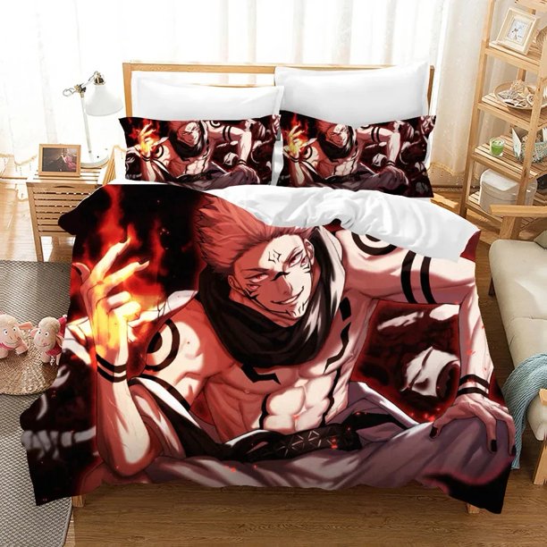 Jujutsu Kaisen Bedding Set Japan Famous Duvet Cover Sets Comforter Bed Linen Twin Queen King Single Size Dropshipping GiftBed Sheets
