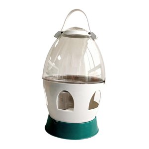 Ioensy - Dispensador De Agua Para Palomas, Comedero Para Pájaros, Bebedero Para Loros, Palomas, Periquitos, 2 L, Gris, 27 Cm X 17,5 Cm