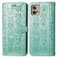 thumbnail image 1 of Funda Cartera FOXDOCK para MOTO G32 , Flip PU con Relieve de Gatos y Perros, Tarjetero y Soporte, 1 of 6