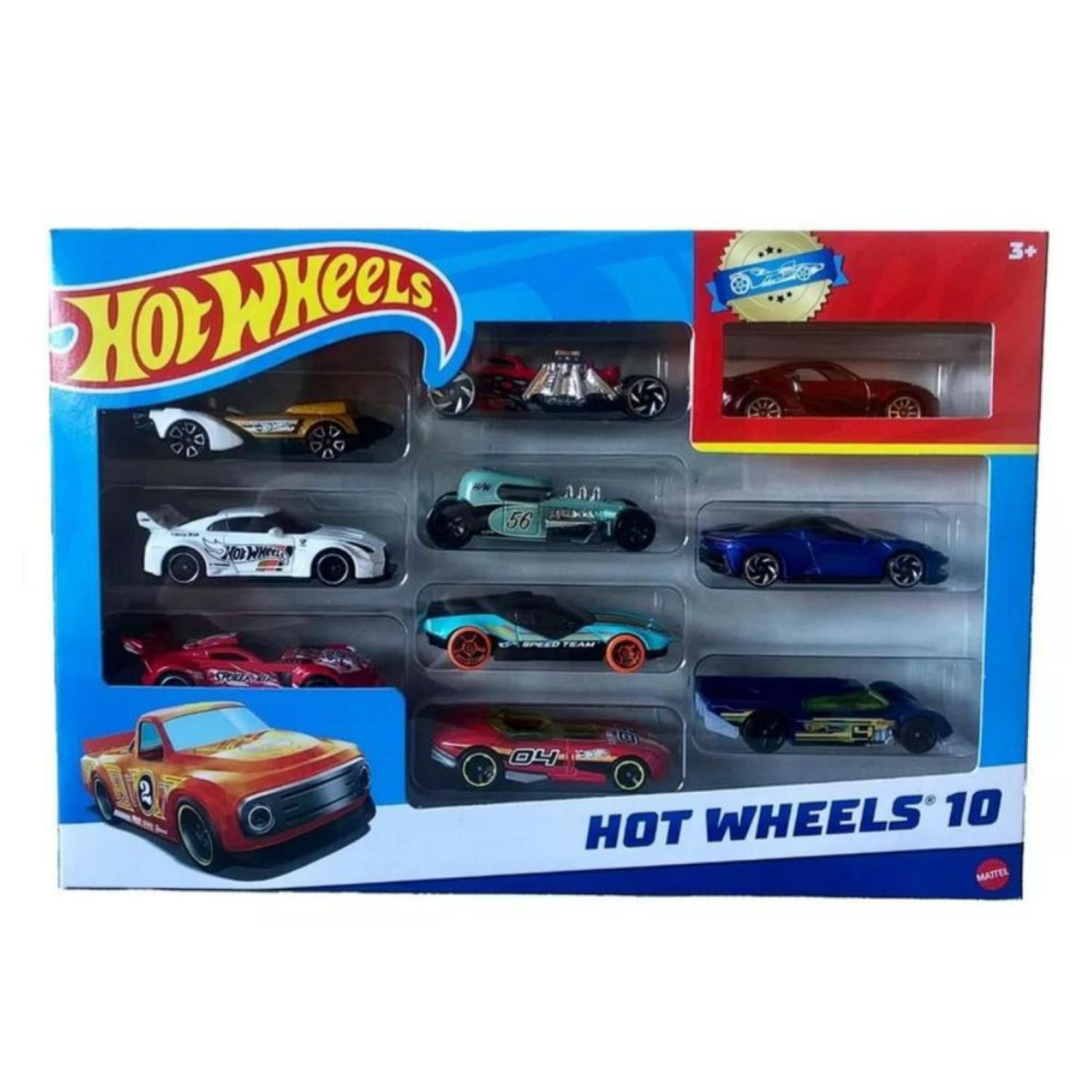 Genérico - Pack 10 Juguete Autos De Coleccion Escala 1/64 Hot Wheels