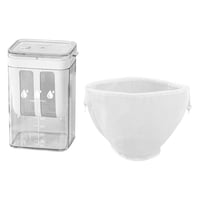 Bothyi - Jarra Coladora Para Yogurtera: Un Dispositivo Versátil Para Yogures Caseros, Salsas Y Postres De 1100 Ml Con Báscula