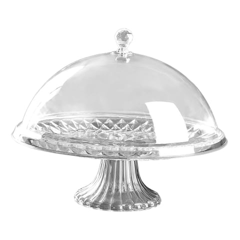 Bothyi - Plato Para Tartas Con Tapa Gruesa Multifuncional Para Fiestas Bandeja Para Tartas Snack 8In