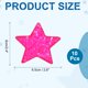 thumbnail image 2 of Uxcell Parches de Estrella de Lentejuelas para Planchar, Parches de Lentejuelas Bordados para Reparación de Ropa Decoración de Mochilas Zapatos Rojo Rosa 2.6 pulgadas, 2 of 5