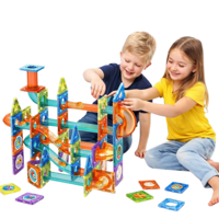 Genérica - Set 98 Pcs Bloques Magnéticos De Construcción 3+ Años