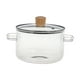 thumbnail image 1 of Olla De Vidrio Con Tapa, Utensilios De Cocina De Vidrio De Borosilicato Para Pasta, Fideos, Leche, 1 of 5