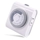 thumbnail image 1 of Temporizador enchufable Philips SPC1237AT/27 de 24 horas con 2 tomas, 110 V, 1 of 6