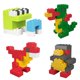 thumbnail image 1 of Set de bloques de construcción PicassoTiles 1250 unidades con 3 personajes o más, 1 of 9