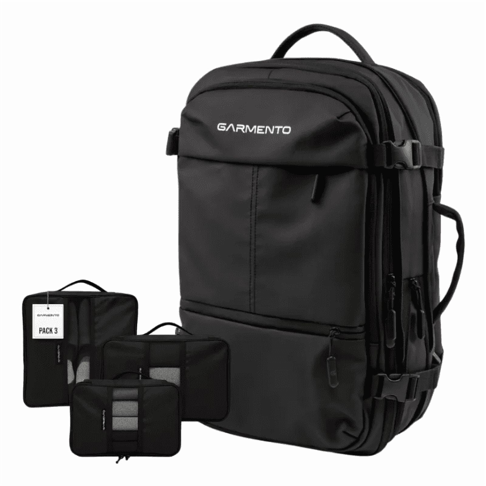 Pack Mochila Garmento 32l + 3 Organizadores De Viajes